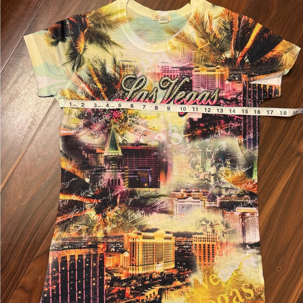 Colorful Las Vegas Graphic Women's Tee